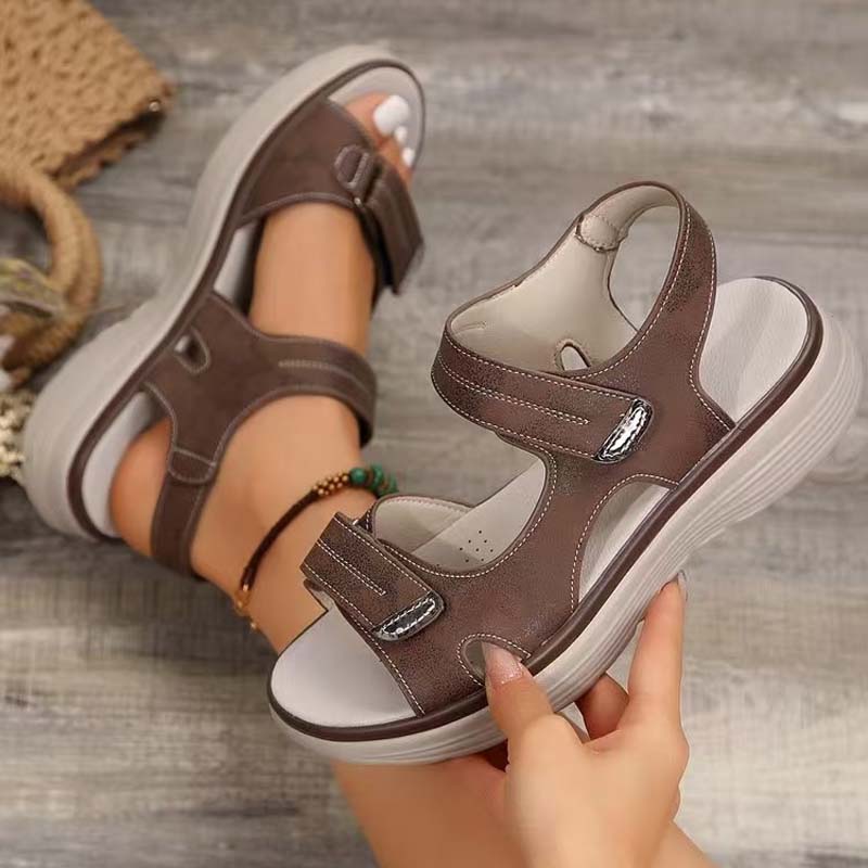 ☀️Naisten kiila sandaalit Hook & Loop hihnat