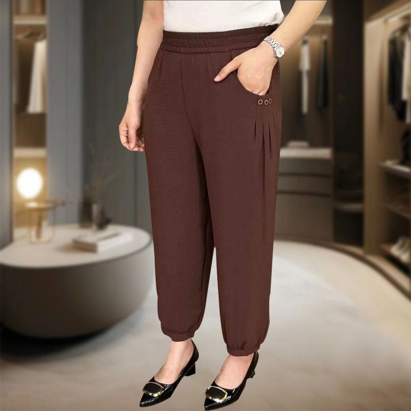 ⏳Begrenset tid 60 % rabatt💥Høyt livede harembukser i is-silk