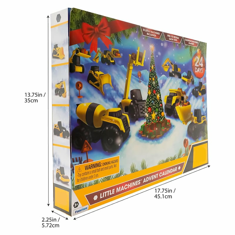 🎄24 dagers nedtellingskalender med lastebil på vei til jul