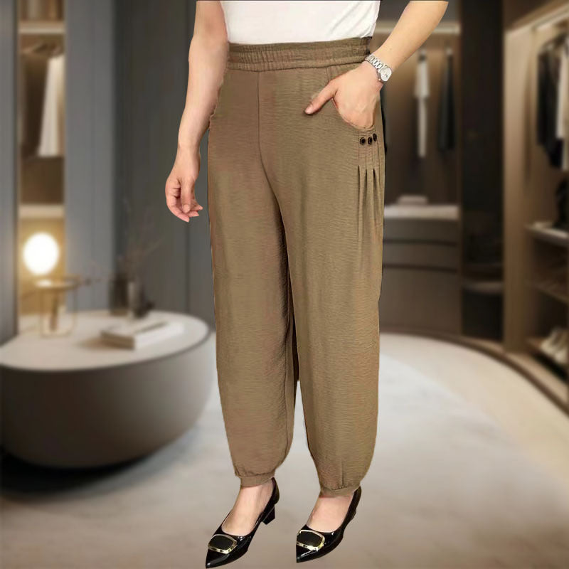 ⏳Begrenset tid 60 % rabatt💥Høyt livede harembukser i is-silk