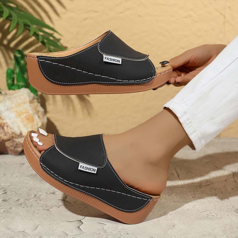 💥Hyvä myynti🔥Casual Wedge Slide Sandaalit naisille