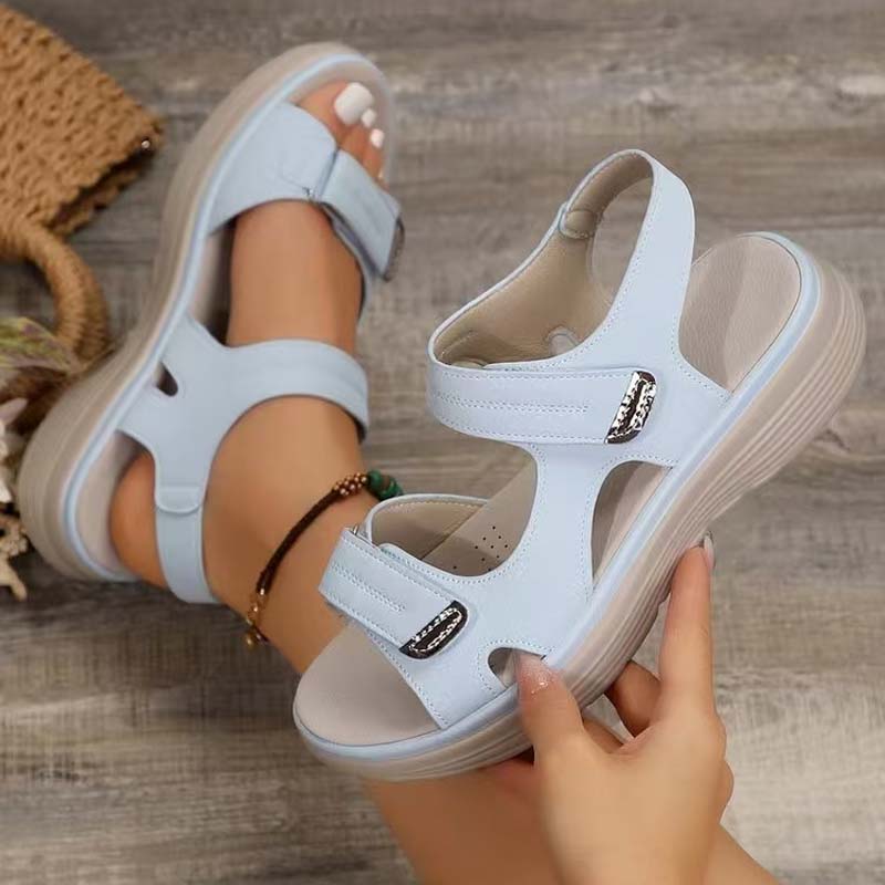 ☀️Naisten kiila sandaalit Hook & Loop hihnat