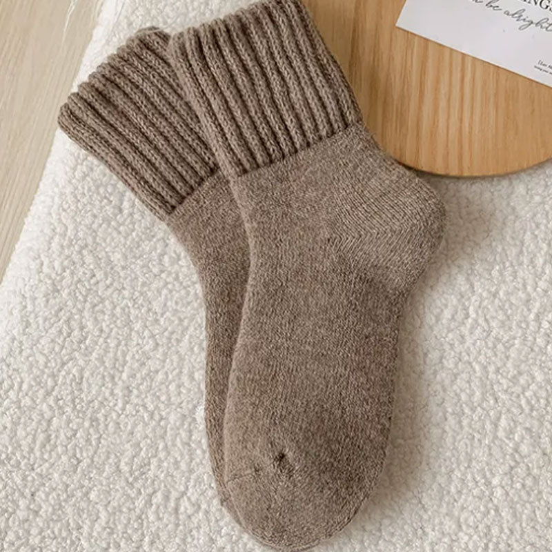 🧦 Varmende Ullsokker i Middelshøyde