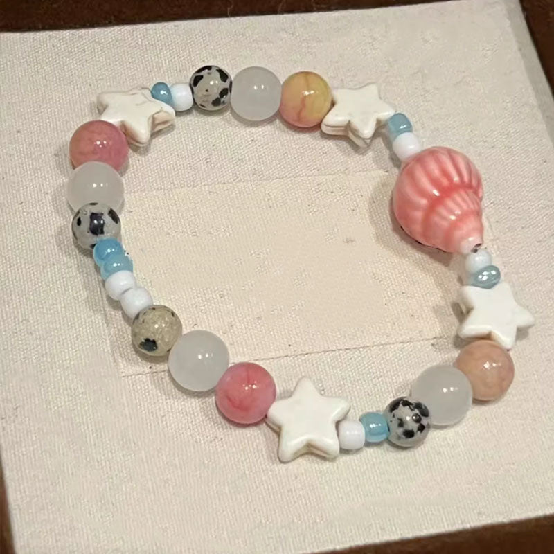 Stabelbart armbånd i skogstil💚