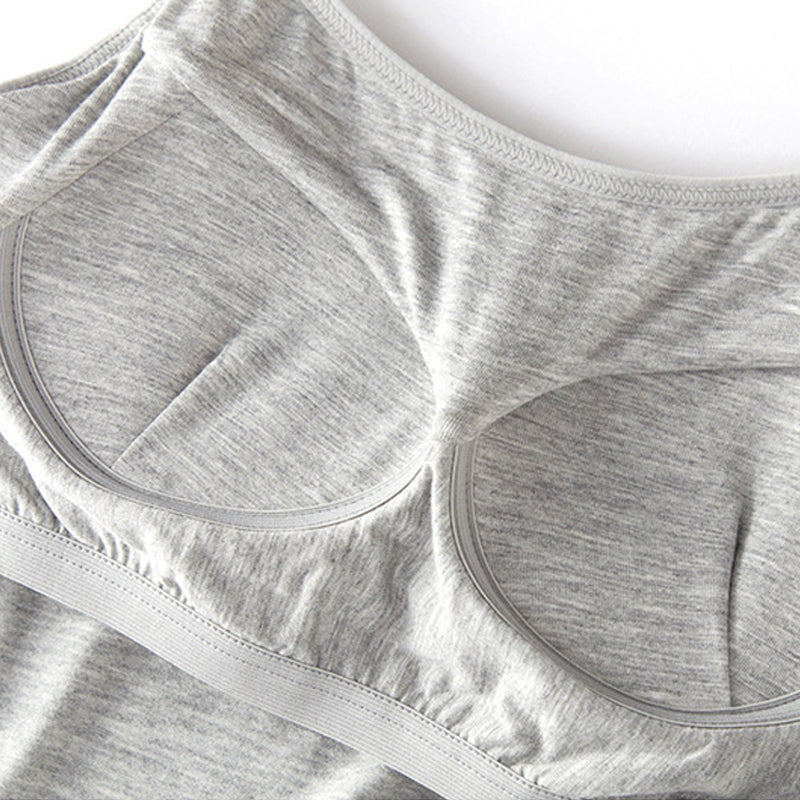 ☀️Topp med løs passform og innebygd b