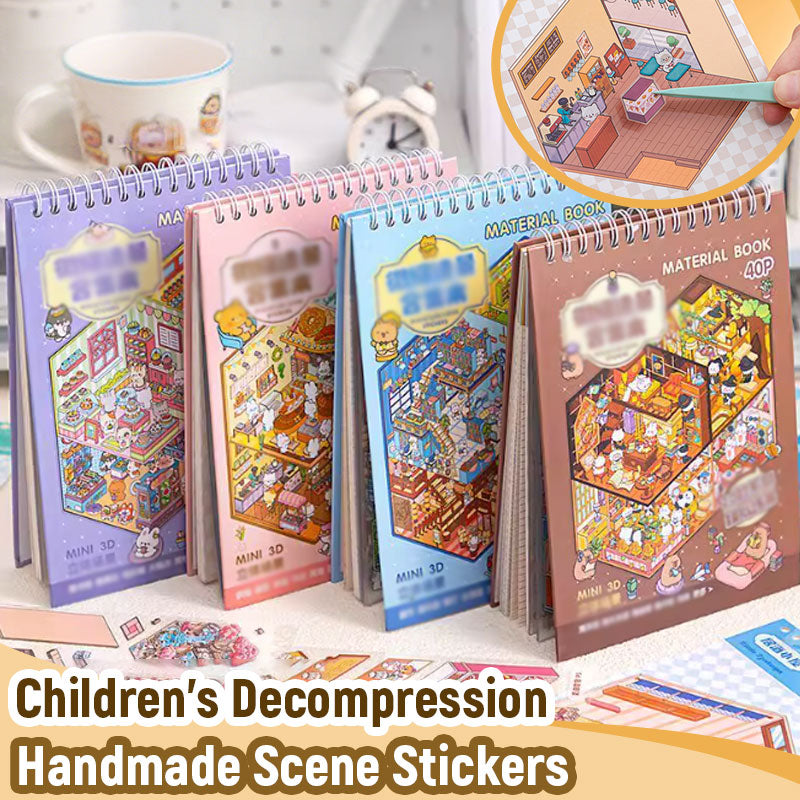🌟Kreativitet møter le🎨 Stressavlastende håndlaget scenesticker