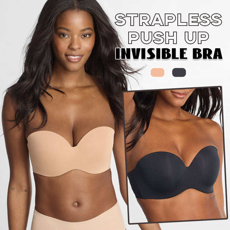 ⏳Spesialtilbud: 60 % rabatt💗 Olkaimeton push-up bandeau-rintaliivit