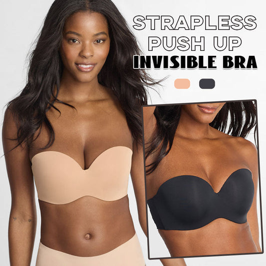 ⏳Spesialtilbud: 60 % rabatt💗 Olkaimeton push-up bandeau-rintaliivit