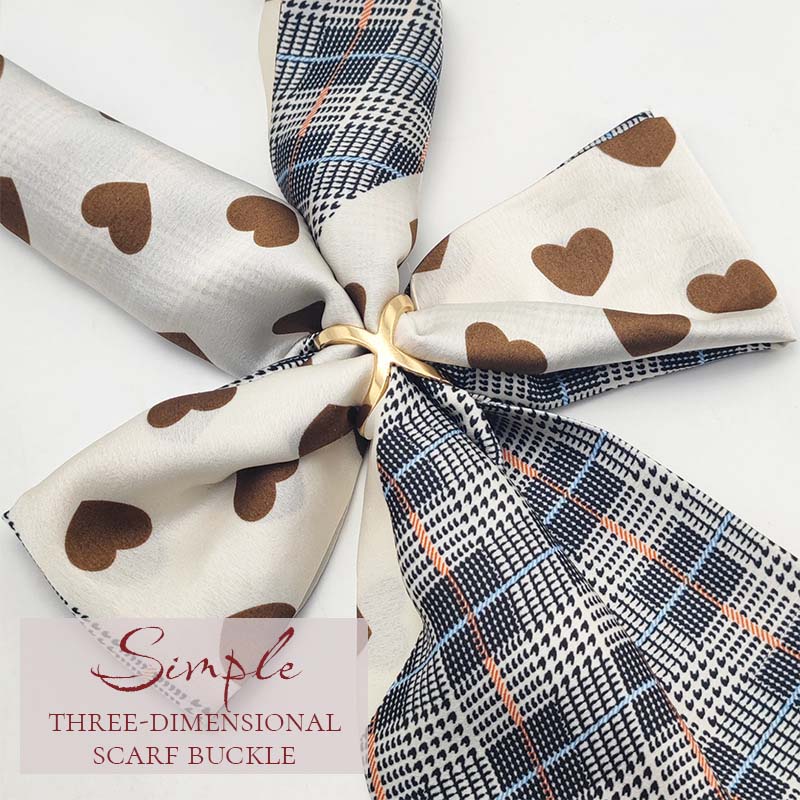 💕Kjøp 1 få 1 gratis🧣Enkel tredimensjonal skjerfklips