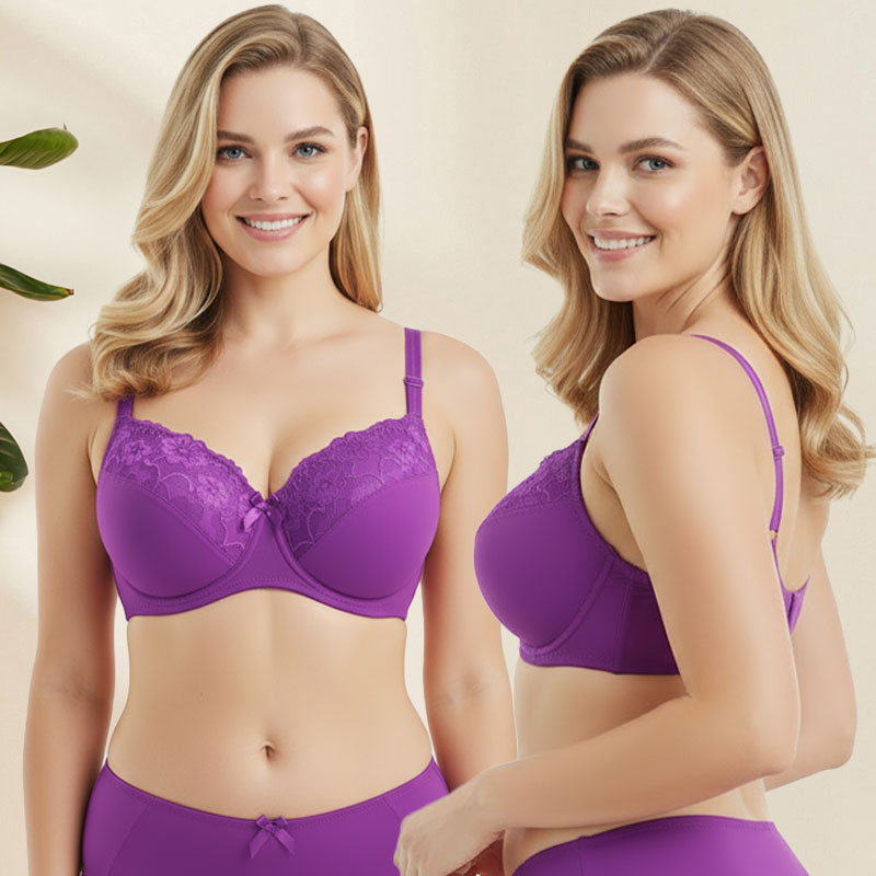 🌹Salg før jul: Kjøp 1, få 1 gratis❤️BH med knippelukking og holdbarhet