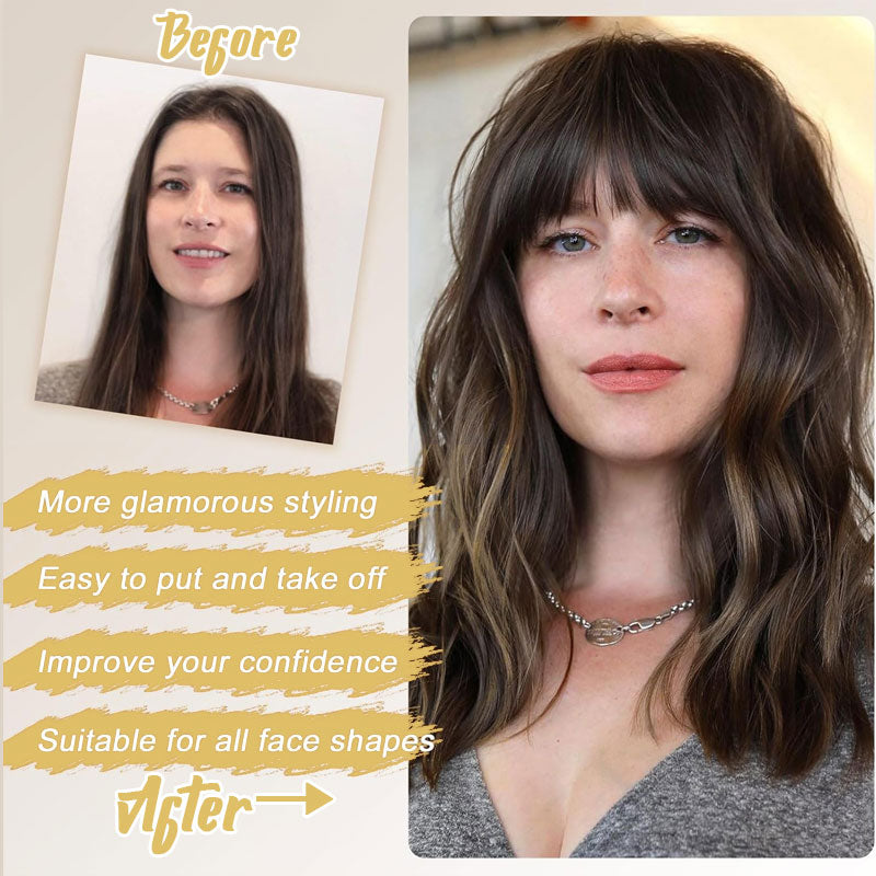 💕2025 Varmt salg💃Parykk med voluminøs topp for kvinner