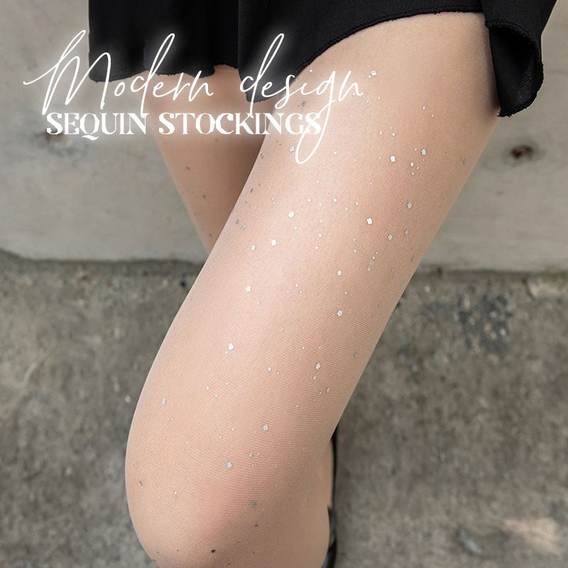 🔥🔥Sesongin vastaiset kampanjat - Naisten muoti Sexy Glitter Sequin sukat (Osta 1 saat 1 ilmaiseksi)