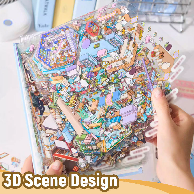 🌟Kreativitet møter le🎨 Stressavlastende håndlaget scenesticker