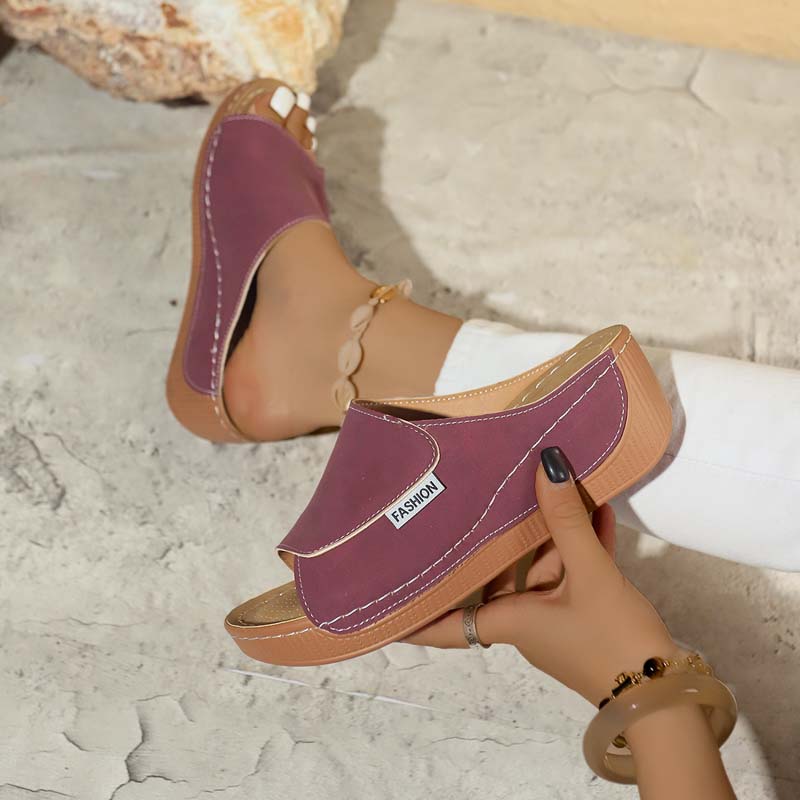 💥Hyvä myynti🔥Casual Wedge Slide Sandaalit naisille