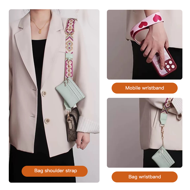 AH SecureCharge Crossbody | Anti-Snatch Lanyard + Mini Vault