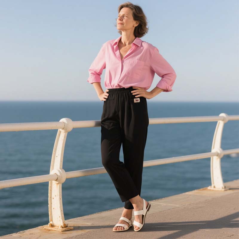 ⏳Rajoitettu aika myynti🔥Naisten Joustavavyötäröiset Puuvillahousut