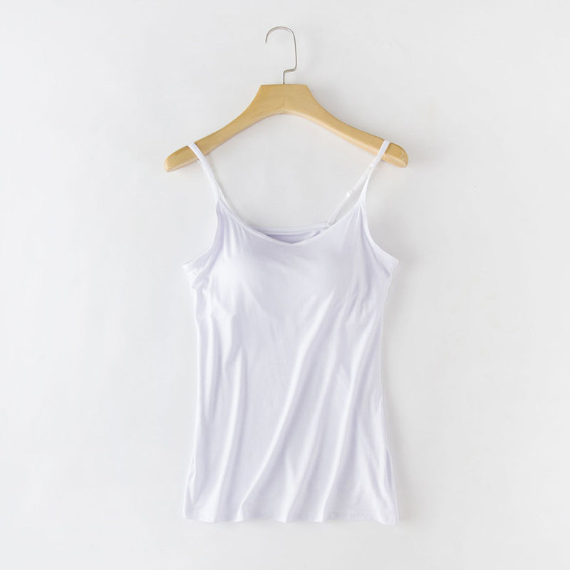 ☀️Topp med løs passform og innebygd b