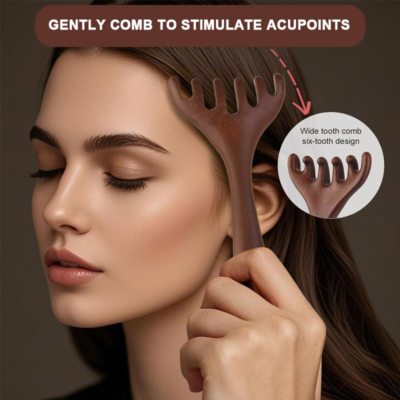 🎁Äitienpäivä Special Osta 1 saat 1 ilmaiseksi🦌 Kaksikäyttöinen sarvikuonohierontakampa 🛀✨