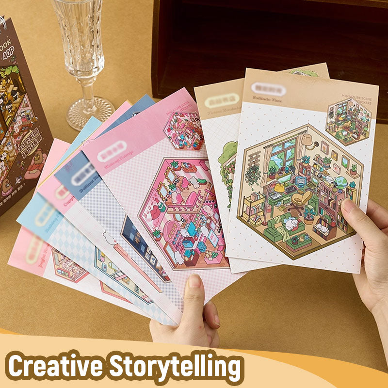 🌟Kreativitet møter le🎨 Stressavlastende håndlaget scenesticker