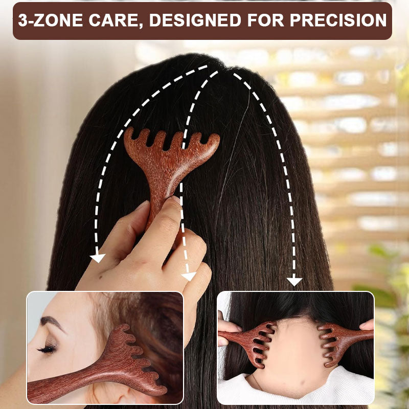 🎁Äitienpäivä Special Osta 1 saat 1 ilmaiseksi🦌 Kaksikäyttöinen sarvikuonohierontakampa 🛀✨