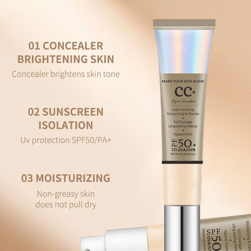 🎁2025 Varmt salg💖Fuktighetsgivende CC-krem