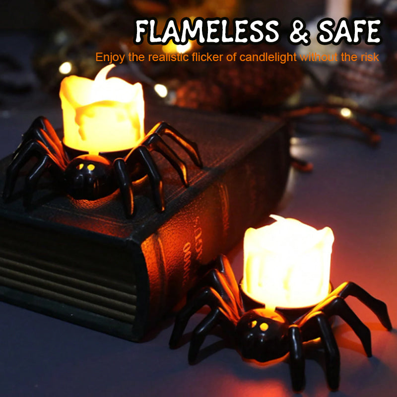 🎃Halloween-dekorasjon med edderkopply🕷️