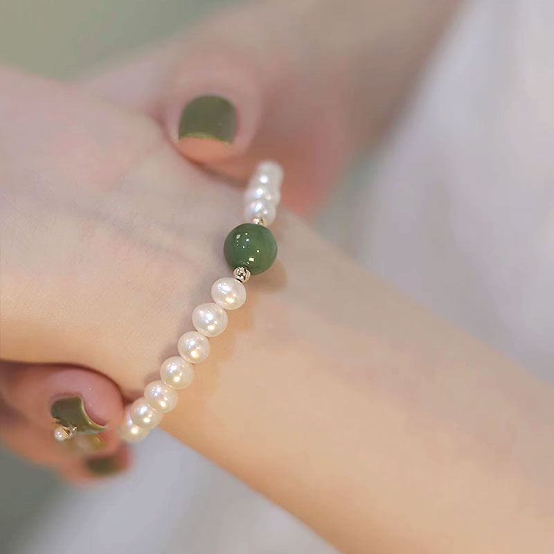 Stabelbart armbånd i skogstil💚