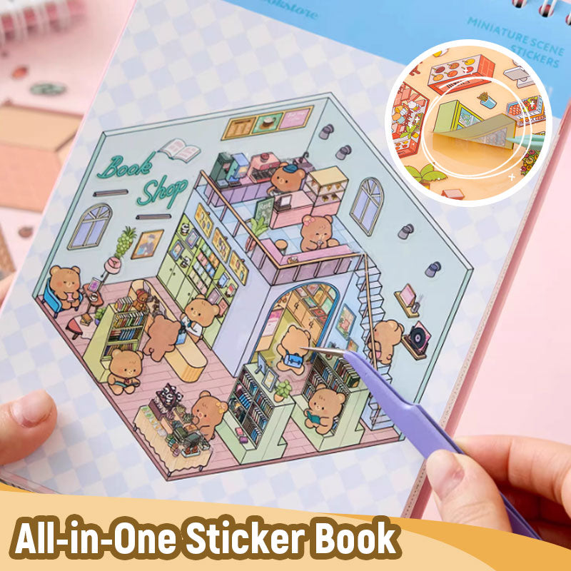 🌟Kreativitet møter le🎨 Stressavlastende håndlaget scenesticker