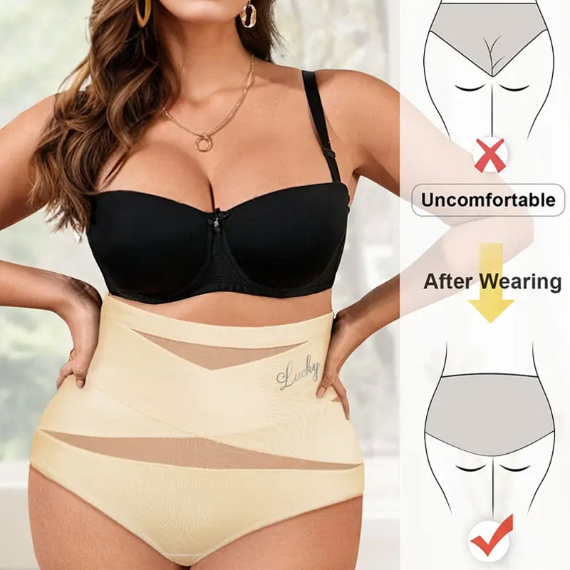 ⏰Ukentlig spesialsalg: Kjøp 1 få 1 gratis🌸Tummy Control-truser med høy midje i stor størrelse