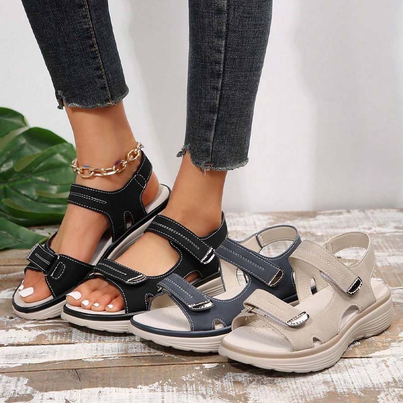 ☀️Naisten kiila sandaalit Hook & Loop hihnat