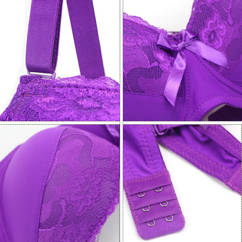 🌹Salg før jul: Kjøp 1, få 1 gratis❤️BH med knippelukking og holdbarhet