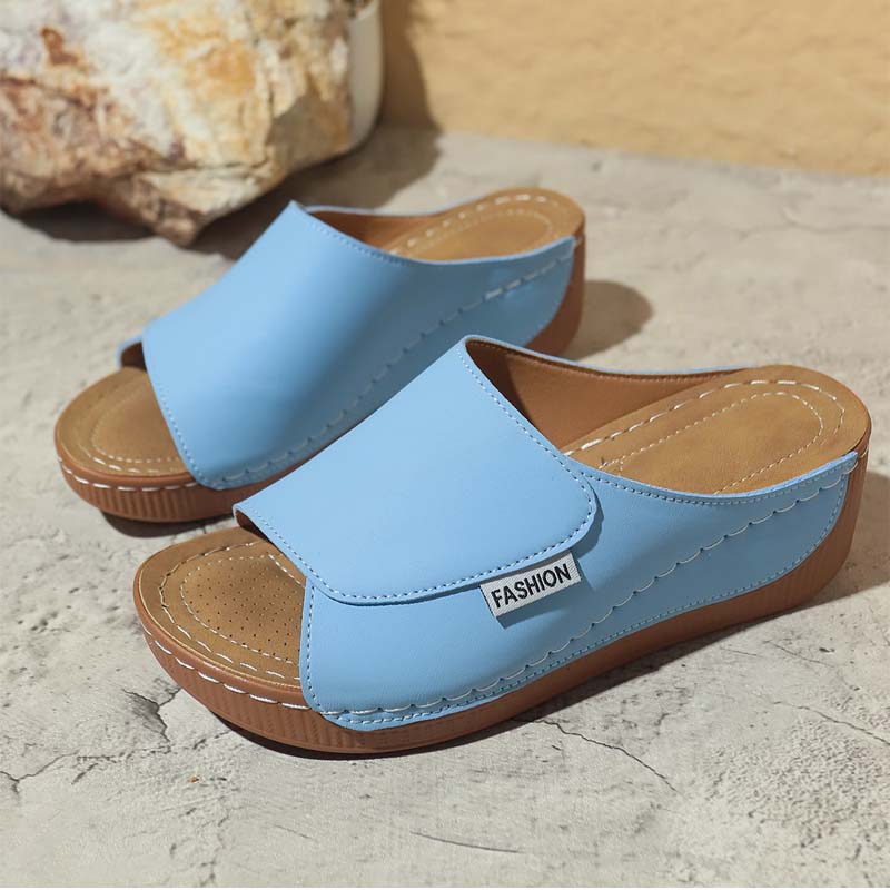 💥Hyvä myynti🔥Casual Wedge Slide Sandaalit naisille