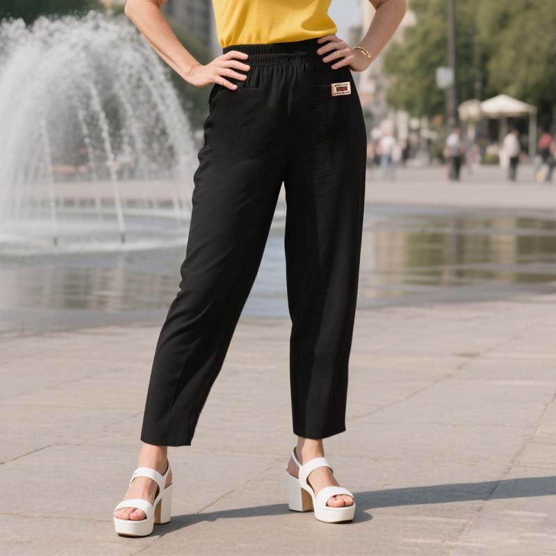 ⏳Rajoitettu aika myynti🔥Naisten Joustavavyötäröiset Puuvillahousut