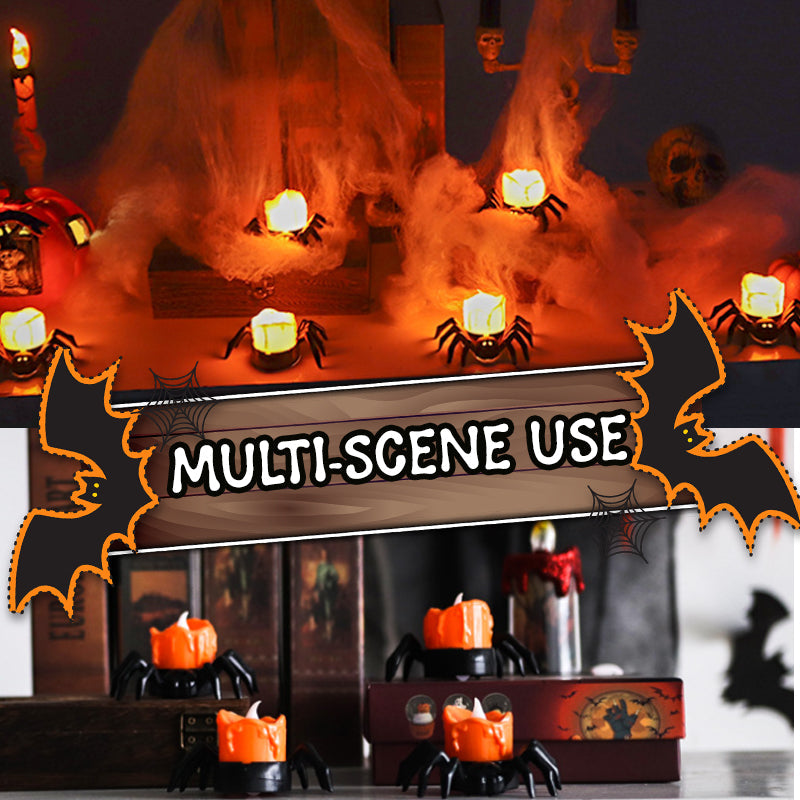 🎃Halloween-dekorasjon med edderkopply🕷️