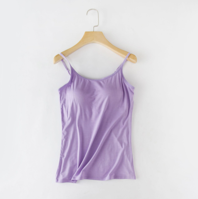 ☀️Topp med løs passform og innebygd b