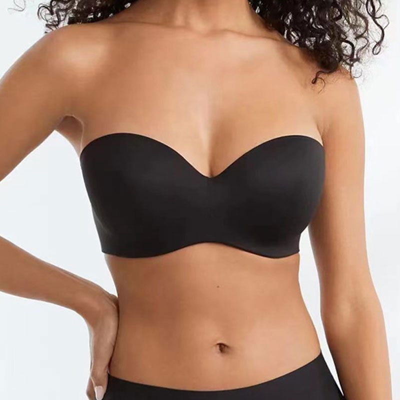 ⏳Spesialtilbud: 60 % rabatt💗 Olkaimeton push-up bandeau-rintaliivit