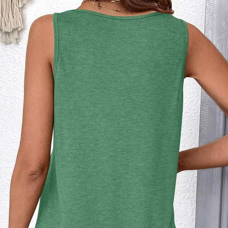 🔥Naisten rento hihaton T-paita