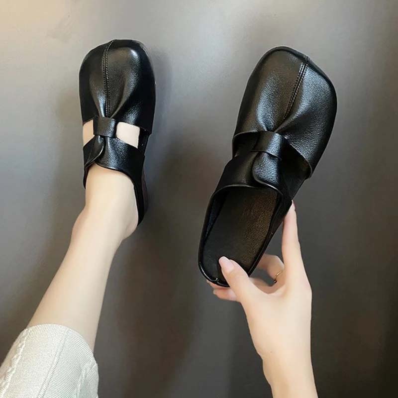 ☀️2025 Uudenvuoden kuuma myynti🎀Flat mules in cut-out design