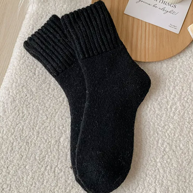 🧦 Varmende Ullsokker i Middelshøyde