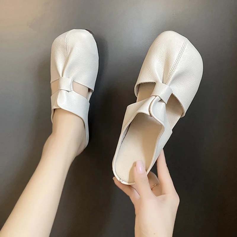 ☀️2025 Uudenvuoden kuuma myynti🎀Flat mules in cut-out design