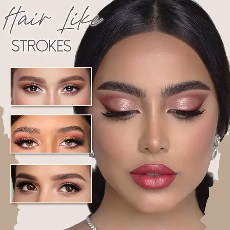 ⏳Kjøp 1, få 1 gratis🔥💃🏻Magisk Precise Vanntett Øyenbrynspenn🖌️