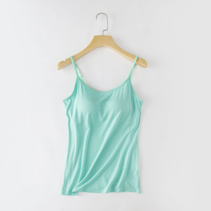 ☀️Topp med løs passform og innebygd b