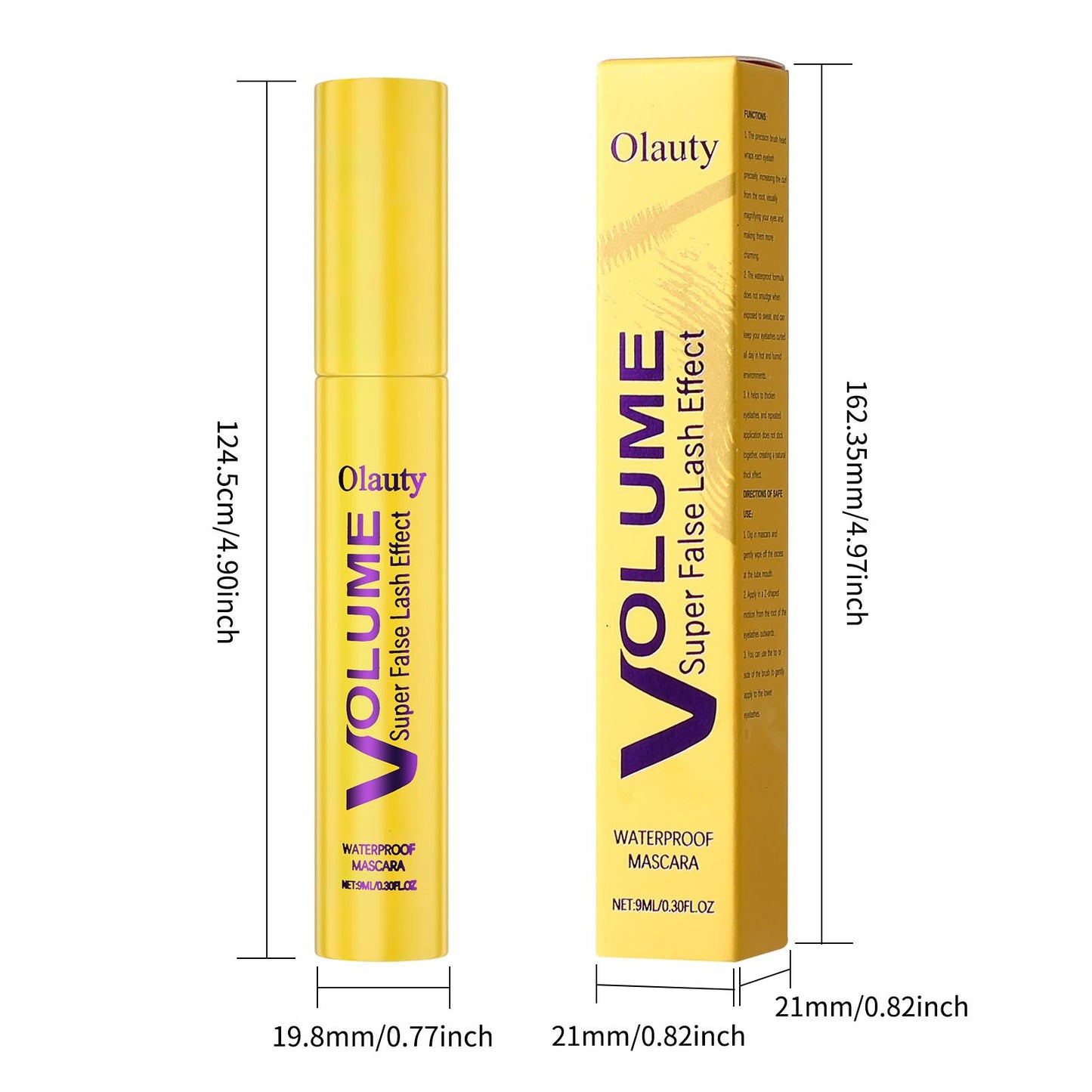 Boble-mascara💛✨Formel for volum og lengde for fyldige, adskilte vipper