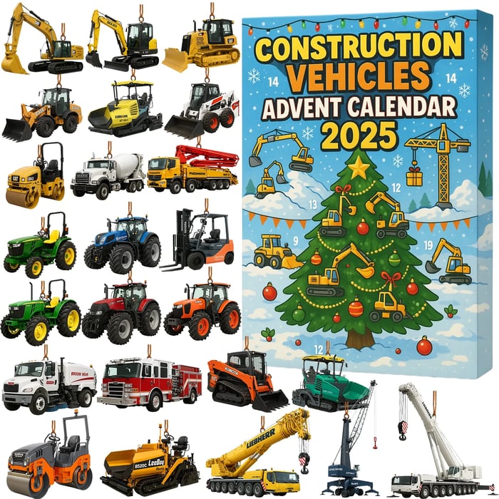 🚜Adventskalender For Byggemaskiner 2025