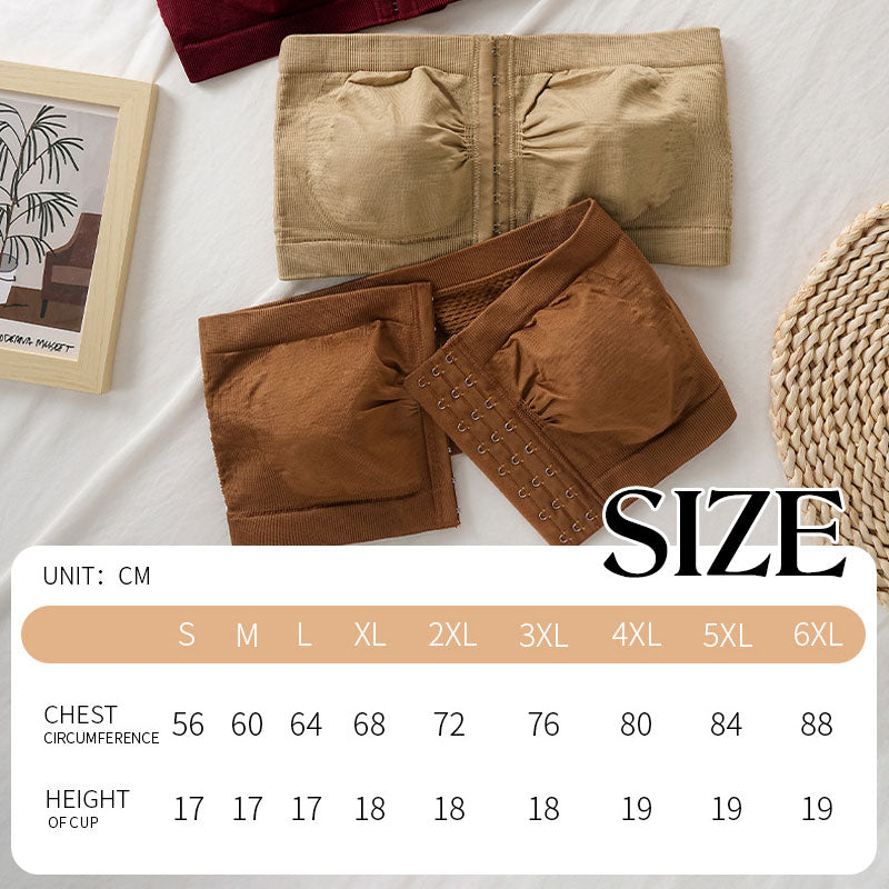 ⏰Ukentlig spesialsalg: Kjøp 2 få 1 gratis🎁Stor stroppeløs BH med pustende lukking foran